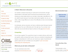 Tablet Screenshot of ecoants.com